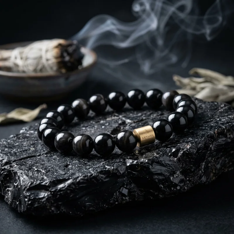 Black Obsidian Bracelets